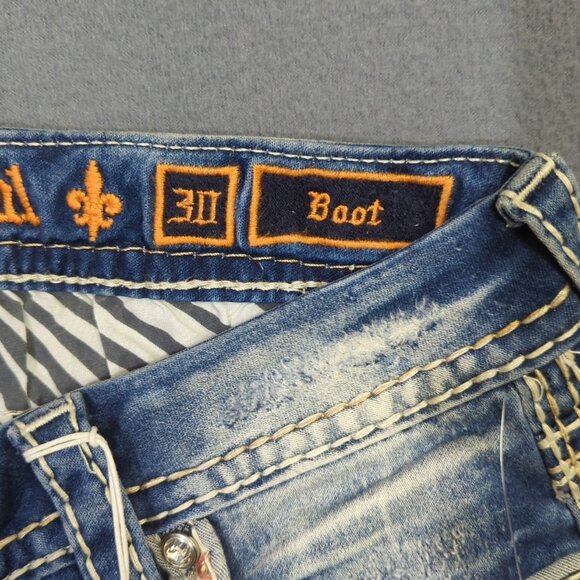Rock Revival Jeans Women's 30x34 Blue Levy Boot Denim NWT - Picture 13 of 15
